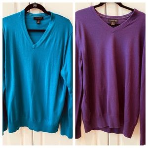 2 Banana Republic Luxury Blend Sweaters Mens XL